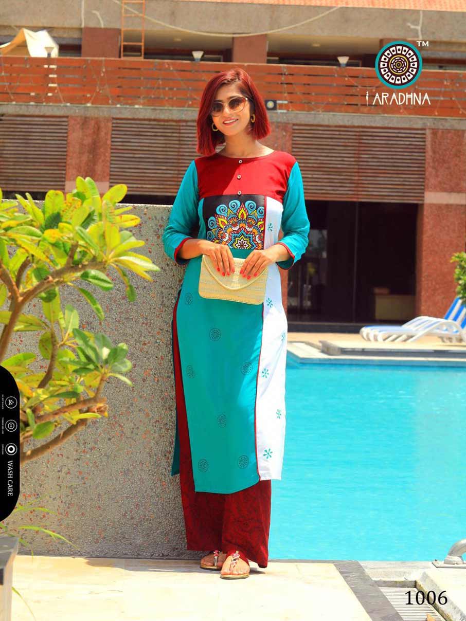 Spicy Plus Aradhna Rayon Formal Wholesale Kurti Spicy Plus Aradhna Rayon Formal Wholesale Kurti